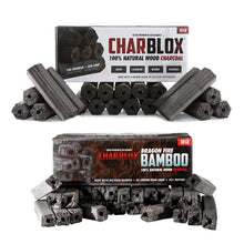 Load image into Gallery viewer, CHARBLOX Dual Pack Hardwood & Bamboo Ultra Premium Sustainable Grilling Charcoal